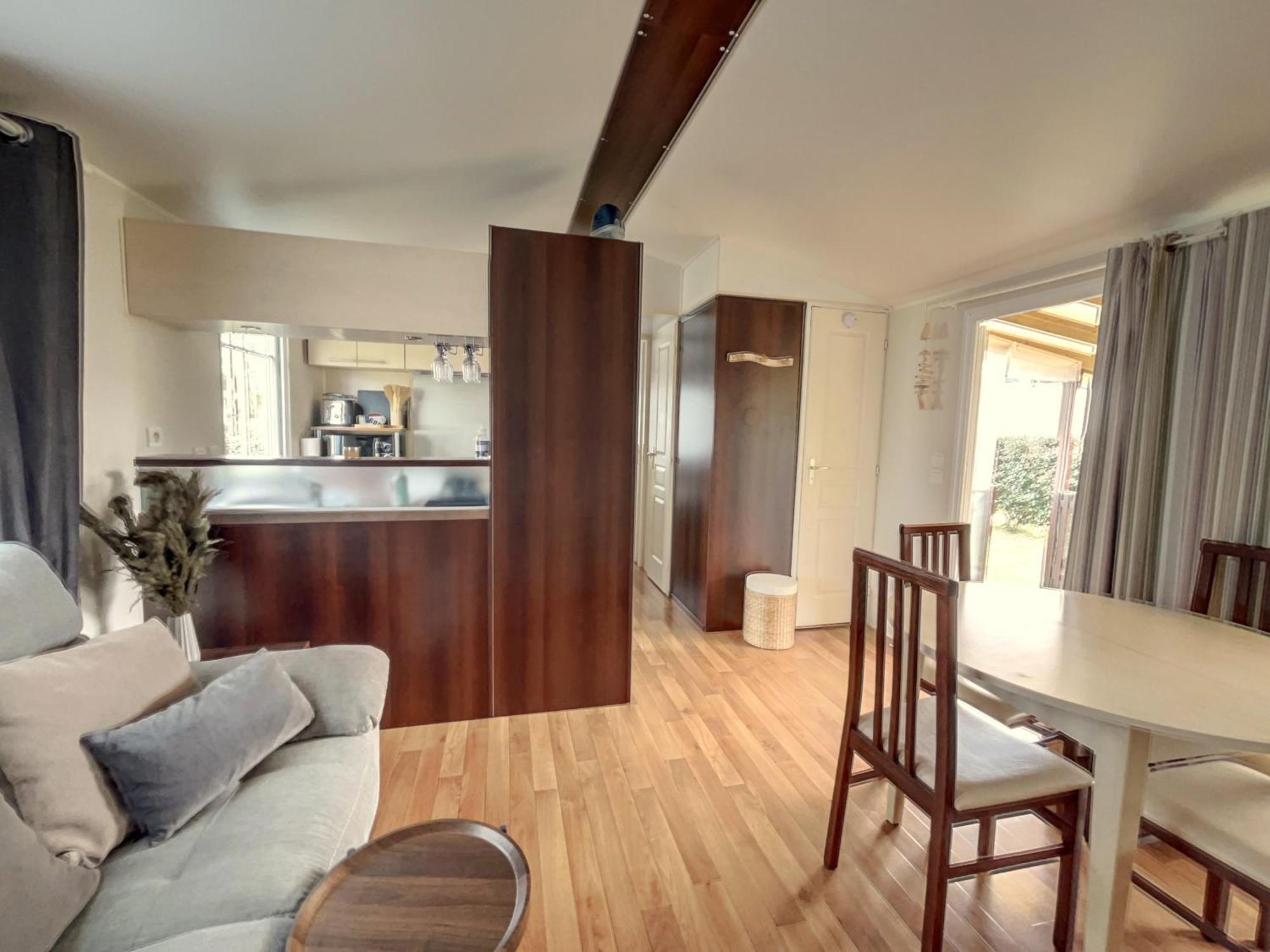 Mobilhome Cocooning Mimizan Extérieur photo
